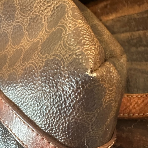 Vintage Celine Triomph canvas tote *RARE* - Picture 9 of 11